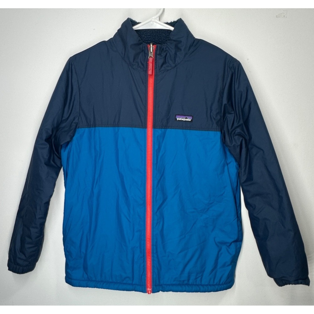 Patagonia Kids 4-In-1 Everyday‎ Jacket Reversible Small Blue